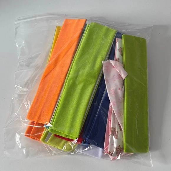 Colorful Fabric Headbands Set - Picture 2 of 2
